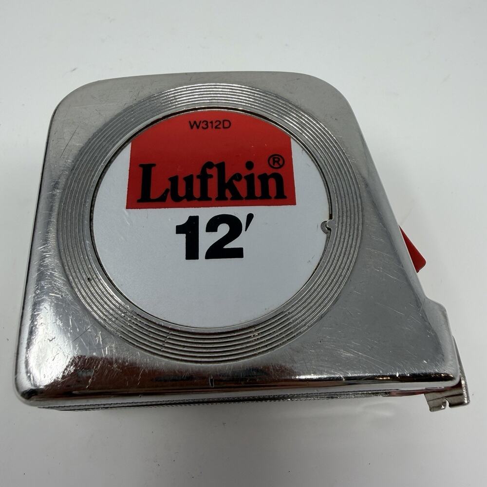 Vintage Lufkin Y212 Click And Lock Tape Measure 1/2” Inch X 12’ Foot